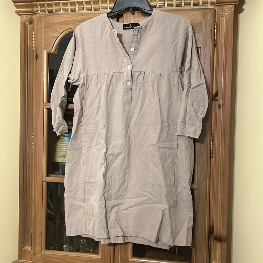 Pomander Place Stone Long Sleeve Mini